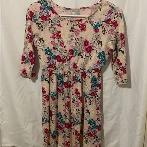 Old Navy Girls Pink Floral Dress